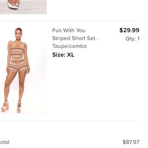 Brand new with tags from fashion nova